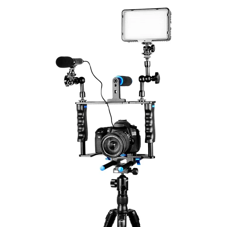 YELANGU C2 SLR Metal Crame Cage Camera Equipment Kit Agcuber Absorber Dubilisation Pour la Fabrication de Micro-films