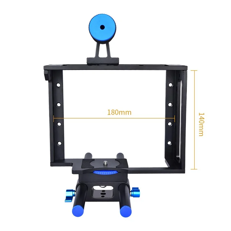 Estabilizador de Cámara de Video Yelangu C1 Cámara DSLR Cage Película Película de Video Película Hacer Estanterías de Carcasas Para Cajas Para Canon/Sony/Panasonic y Otras Cámaras
