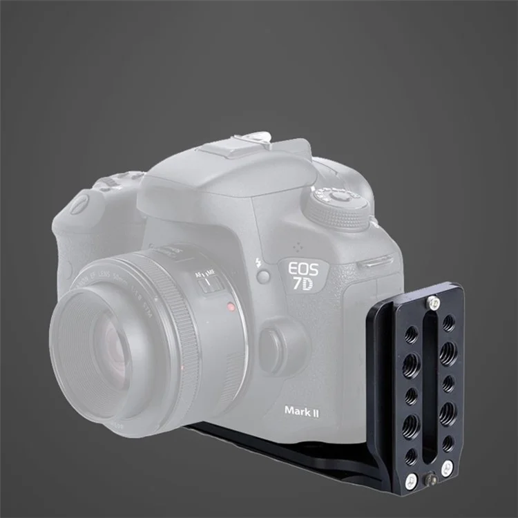 POYINCO PY-078 Universal Aluminium-Legierung Vertikale Schießen Quick Release L-Platte SLR-Kamera-Zubehör