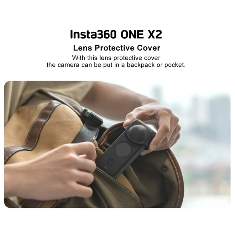 Manicotto Protettore Per Lenti Per Telecamere Antigraffio Per Insta'SA360 One X2 Silicone Protective Cover Azione Accessori Per Fotocamera