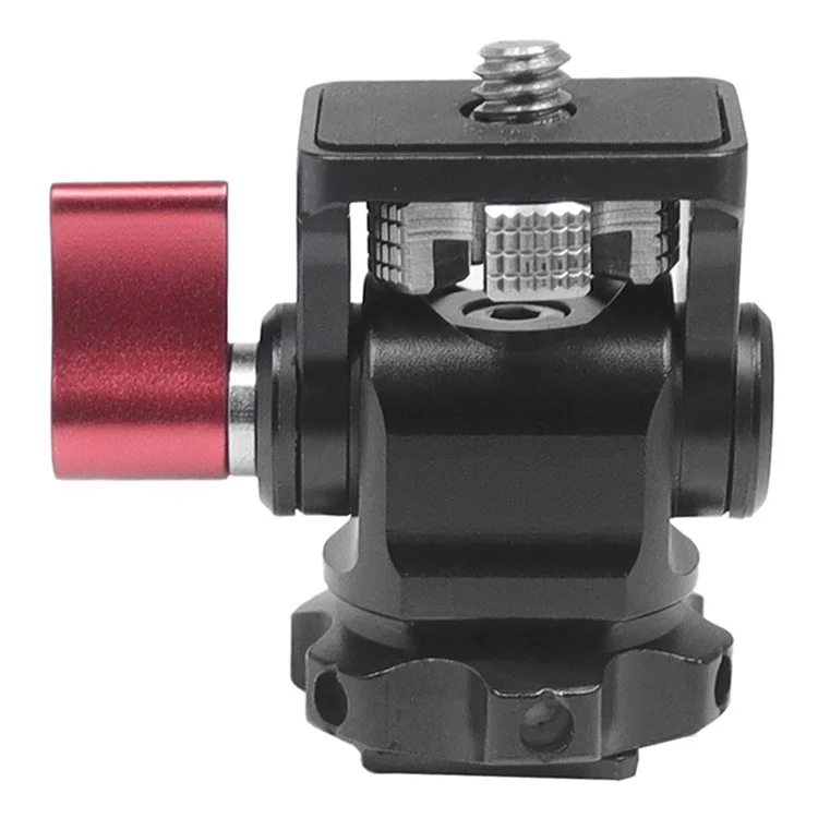 F42458 Camera Hot Shoe SLR Camera Base Gimbal Monitor Expansion Bracket Mount Aluminium Alloy Bracket