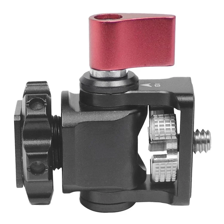 F42458 Camera Hot Shoe SLR Camera Base Gimbal Monitor Expansion Bracket Mount Aluminium Alloy Bracket