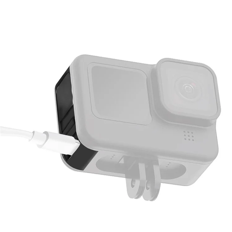 Cubierta de Batería de Aleación de Aluminio a Prueba de Polvo para GoPro Hero 9 / 10 / 11