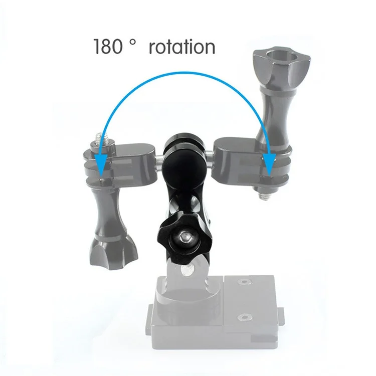 18789TW Adjustable Extension Arm Adapter Set for Gopro Hero 10/9/8 Series Long/Short Straight Joints Connector Magic Arm Metal Converter