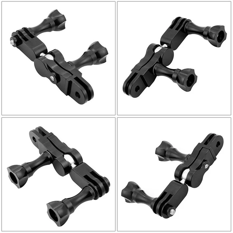 18789TW Adjustable Extension Arm Adapter Set for Gopro Hero 10/9/8 Series Long/Short Straight Joints Connector Magic Arm Metal Converter