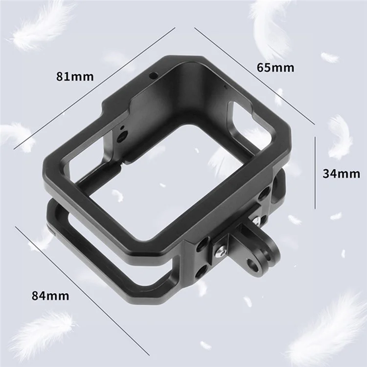 KF41279 Anti-Shake Aluminum Alloy Camera Protection Case Cage for GoPro Hero 9 / 10 / 11 / 12 / 13 with Adapter Loop