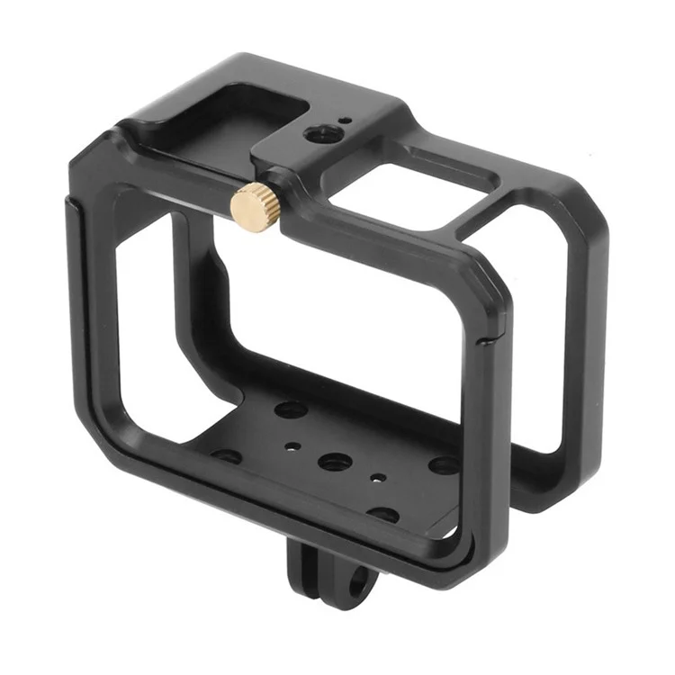 KF41279 Anti-Shake Aluminum Alloy Camera Protection Case Cage for GoPro Hero 9 / 10 / 11 / 12 / 13 with Adapter Loop