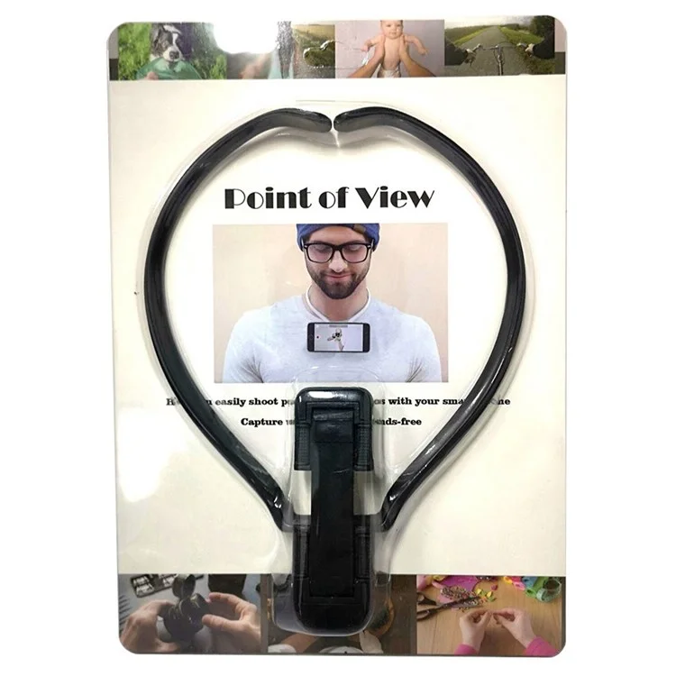 CN-89 Neck Mount Stand for GoPro Hero 10/9/8 Action Camera Phone Neck Strap Bracket