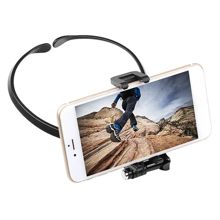 CN-89 Neck Mount Stand for GoPro Hero 10/9/8 Action Camera Phone Neck Strap Bracket