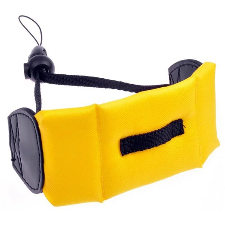 X-50 Flotación de Cámara Impermeable de Correa de Muñeca Para la Cámara DJI /GoPro Action - Amarillo