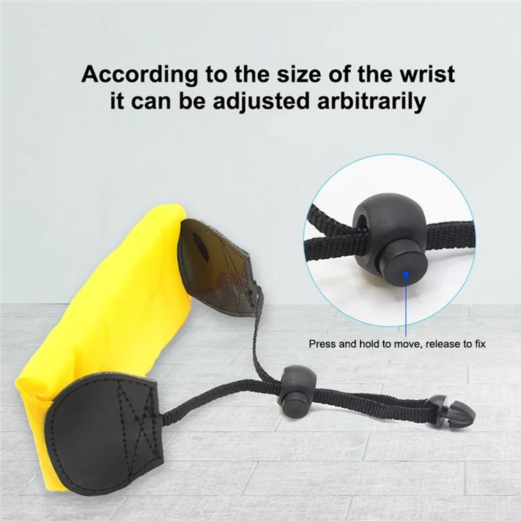 X-50 Floating Wrist Strap Waterproof Camera Float for DJI /GoPro Action Camera - Blue