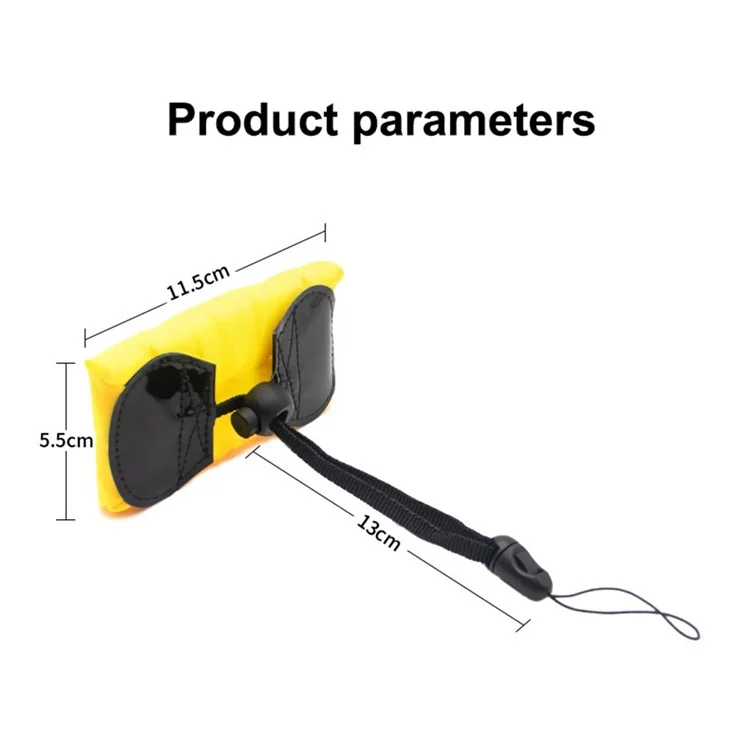 X-50 Floating Wrist Strap Waterproof Camera Float for DJI /GoPro Action Camera - Blue