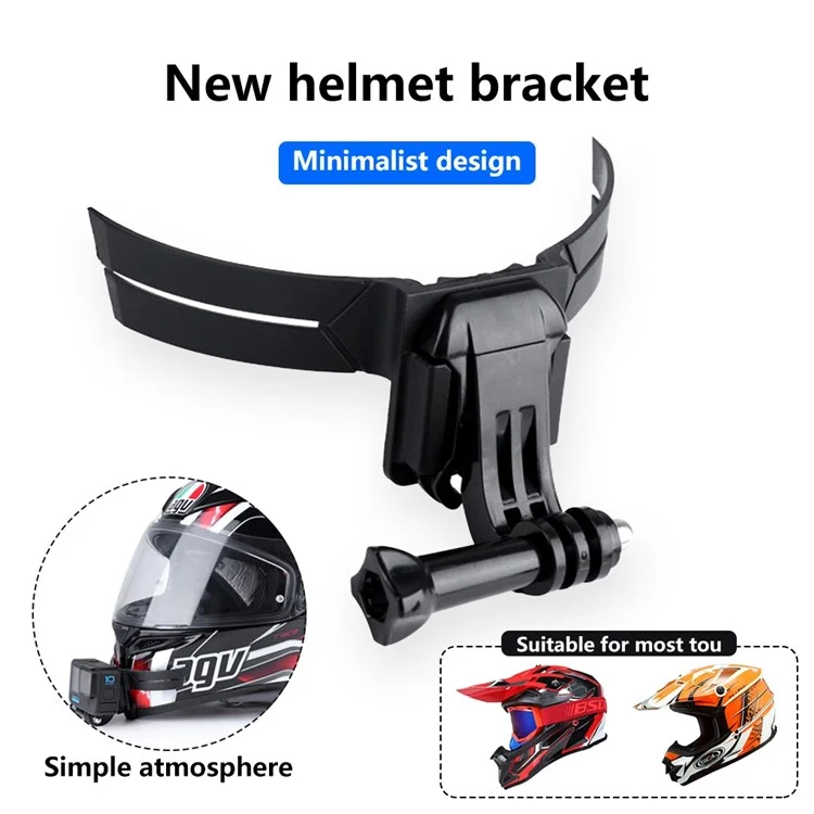 Для GoPro 10/9 / Insta360 Action Camera Camera Motorcycle Helme Honse Mount Mount Holder Holder Support Cracket