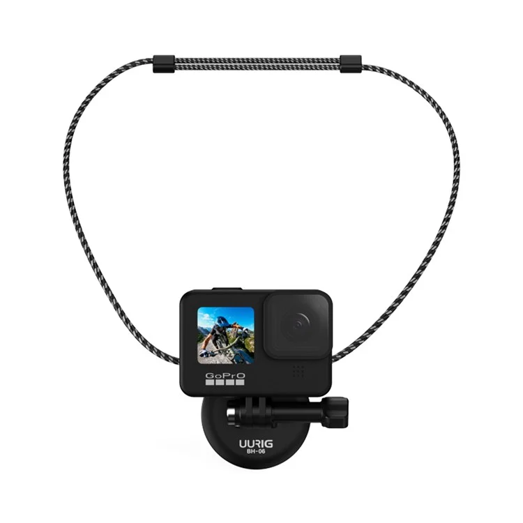 Uurig Magnetic Quick-Release Stand Per GoPro Hero 8/9/10 Porta Della Telecamera D'azione Con Vite E Cordino Da 1/4 "