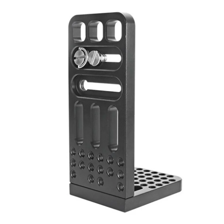 Support de caméra SLR universel L130A 1/4 pouce Plaque de montage en alliage d'aluminium verticale pour prise de vue
