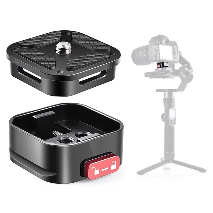 AL-6614755519791 Aluminum Alloy Quick Release Plate Gimbal Stabilizer with Slide Lock