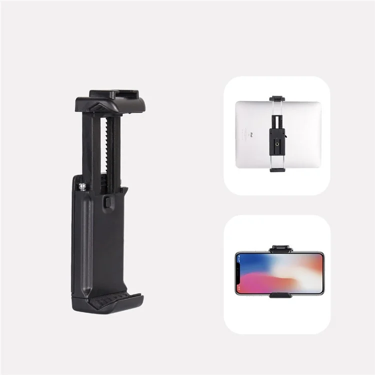 Clip de Tableto de Topelo Móvel Clip Livero Vlogging Cellopel Adaptador de Clamp de Montar Par
