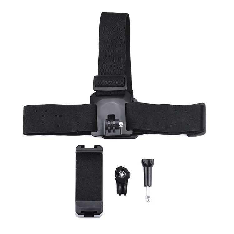 BRDRC DJI-8862 Suporte de Celular / Câmera para Cabeça Vlog Video Shooting Titular do Telefone Móvel Cinto de Fixação da Cabeça