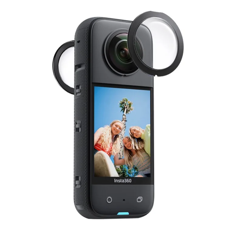 Bdrc 2pcs Lente Sticky Guard Per Insta360 One X3, Protezione Per Lenti Per la Fotocamera Adesiva Anti-scratch