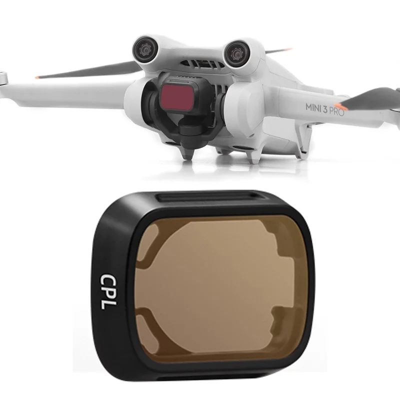 BRDRC Para DJI Mini 3 Pro UV / CPL / Filtro ND de Vidro Óptico Plástico + Drone Camera Lens Filter - CPL