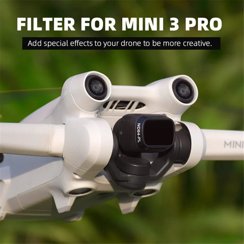 BRDRC Para DJI Mini 3 Pro UV / CPL / Filtro ND de Vidro Óptico Plástico + Drone Camera Lens Filter - CPL
