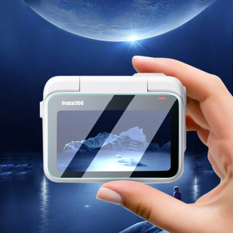 For Insta360 GO 3 Camera Tempered Glass Screen Film + Lens Film Anti-scratch Screen Lens Protector Set