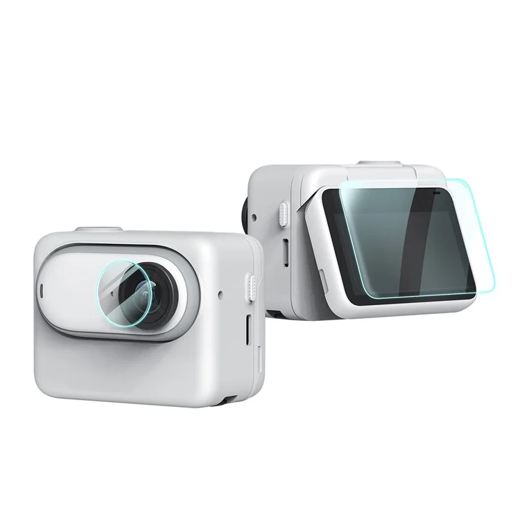 AMAGISN 2Pz per Insta360 GO 3 Film Protettivo in Vetro Temperato Anti-impronta HD + Protezione Schermo