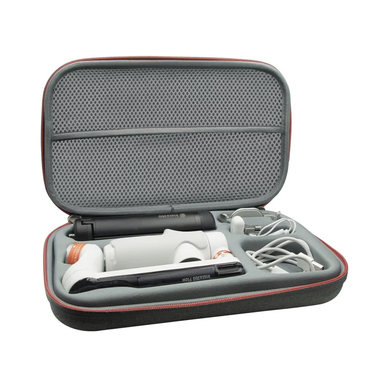 AMAGISN Carrying Case for Insta360 Flow Anti-scratch EVA+Fleece Zipper Bag with Wrist Strap