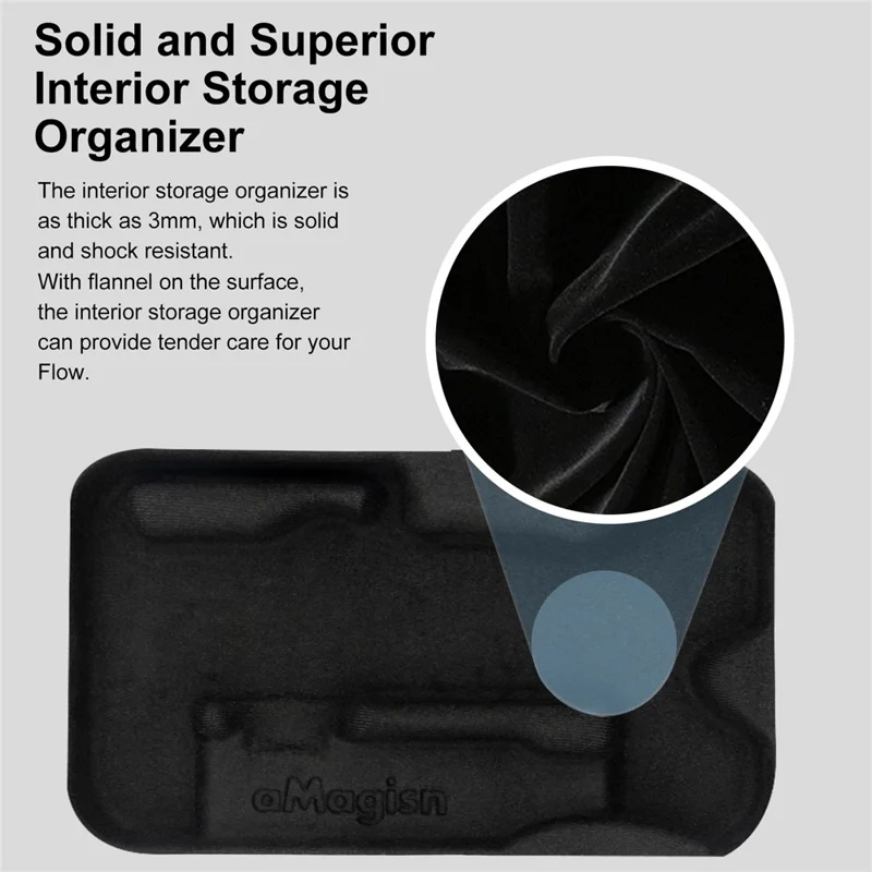 AMAGISN Für Insta360 Flow PC+Nylon Small Size Hard Shell Tragegriff - Gelb