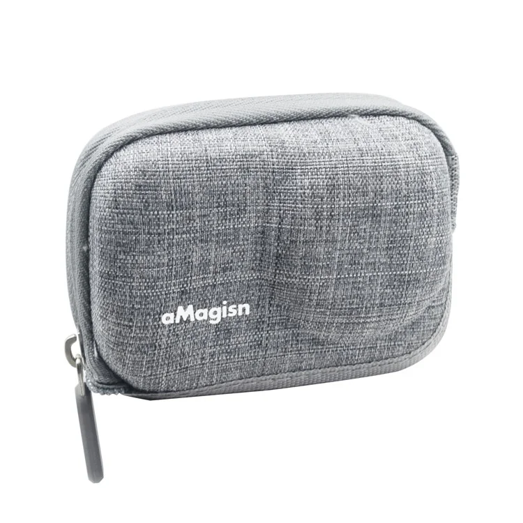 AMAGISN Pour DJI Osmo Action 4 / 3 Sac de rangement pour le corps de la caméra Sac de protection antichoc en EVA+Fleece