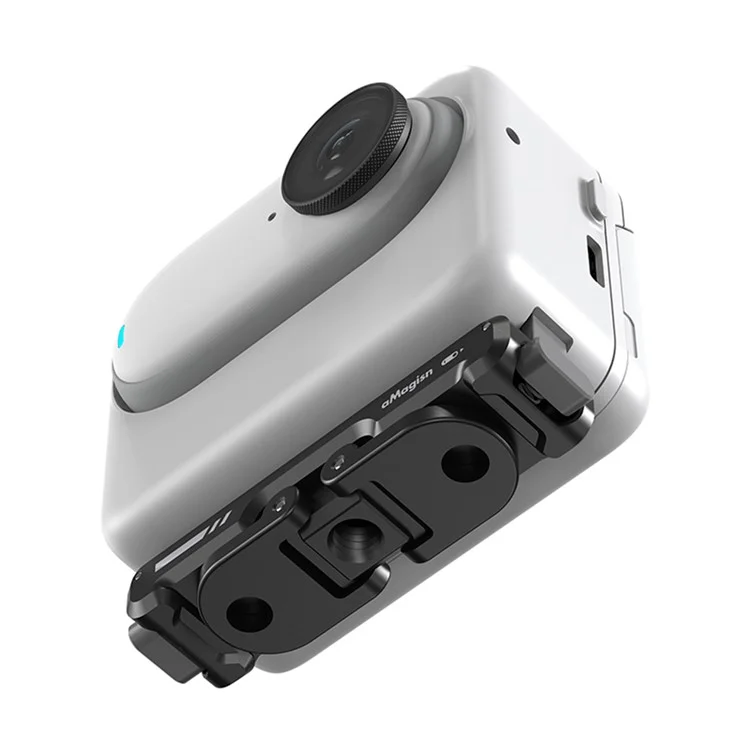 AMASIGN Magnetic Quick Release Mount for Insta360 GO 3 Camera Foldable 1 / 4" Adapter Bracket