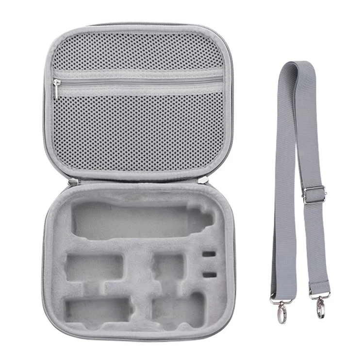 BRDRC Pour DJI Osmo Pocket 3 Sac d'épaule en cuir PU Étui de transport Doublure en peluche