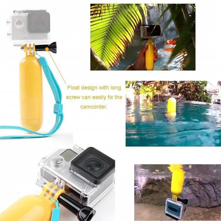 56-in-1 For GoPro Action Camera Accessories Kit Head / Chest Strap Tripod Set