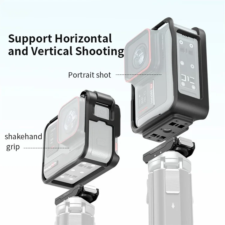 AMAGISN Intelaiatura protettiva orizzontale e verticale per Insta360 Ace / Custodia di estensione Ace Pro