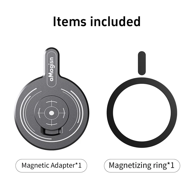 AMAGISN For Insta360 Flow Gimbal Stabilizer Aluminum Alloy Magnetic Adapter