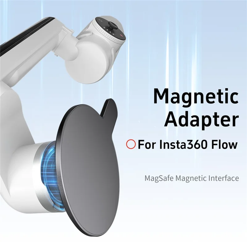 AMAGISN For Insta360 Flow Gimbal Stabilizer Aluminum Alloy Magnetic Adapter