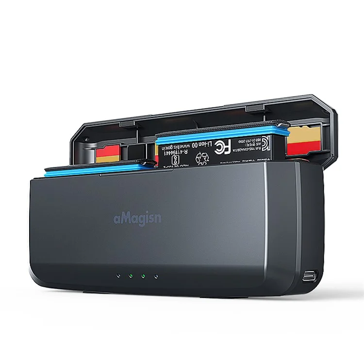 AMAGISN Para Insta360 X3 Caixa de Carregamento de Bateria Portátil Ação Câmera Dual Battery Fast Charging Case