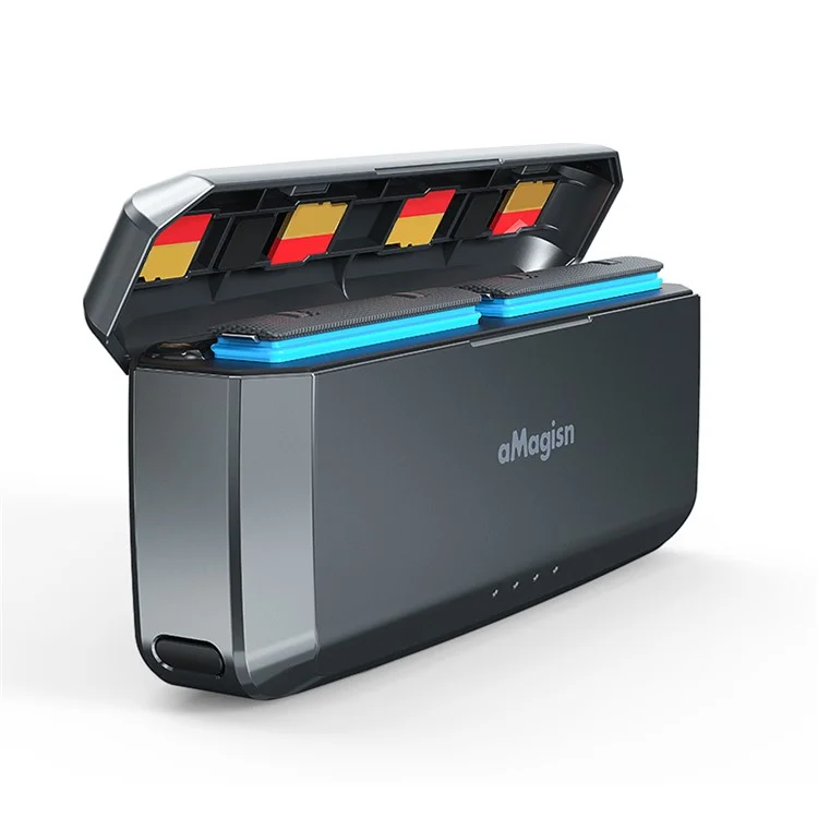 AMAGISN Para Insta360 X3 Caixa de Carregamento de Bateria Portátil Ação Câmera Dual Battery Fast Charging Case