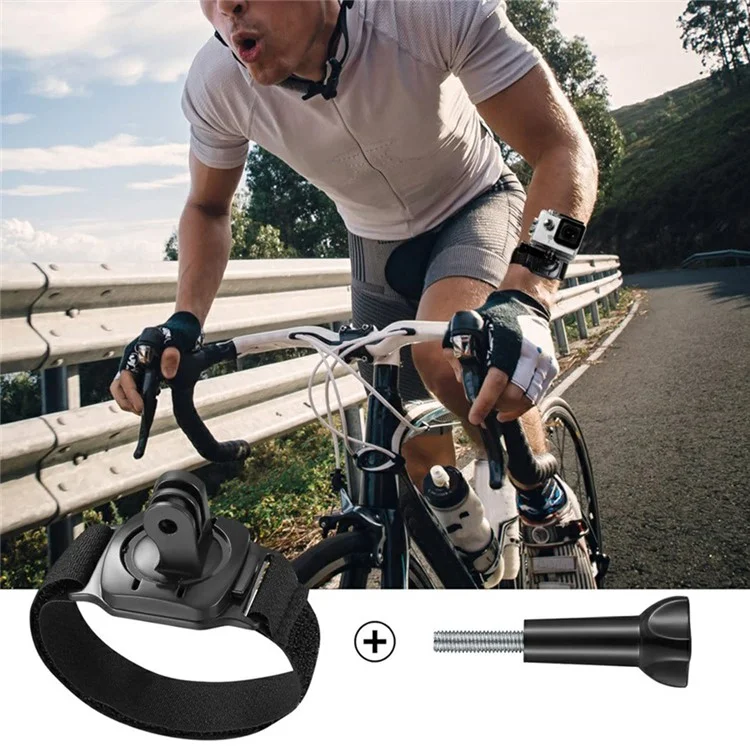 Para GoPro Hero 9 / 8 / 7 / 6 / 5 Kit de acessórios para câmara desportiva 9 em 1 com suporte para o peito, suporte para a cabeça e gancho em J