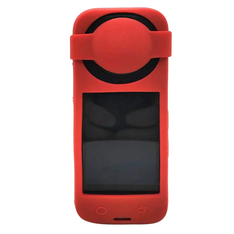 For Insta360 X4 Action Camera Silicone Case Drop Protection Sleeve Cover - Red