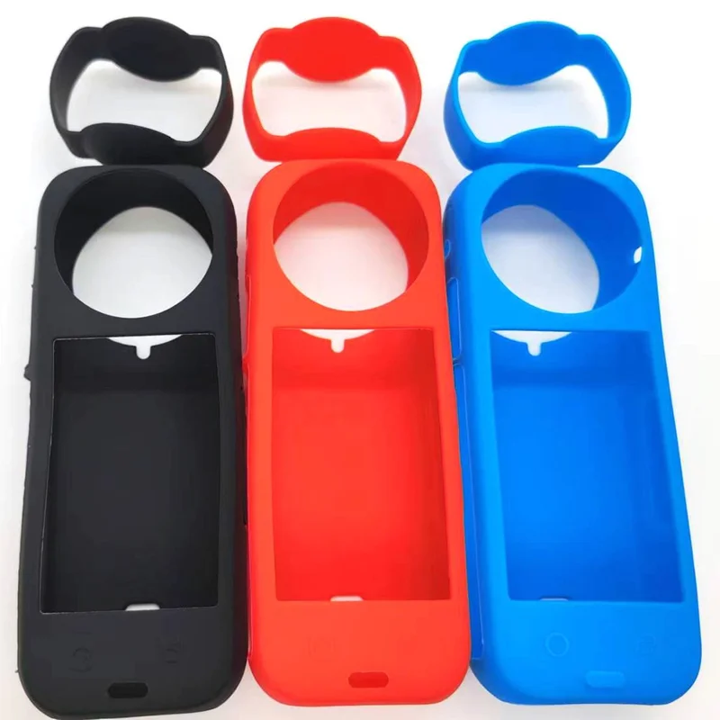 For Insta360 X4 Action Camera Silicone Case Drop Protection Sleeve Cover - Red