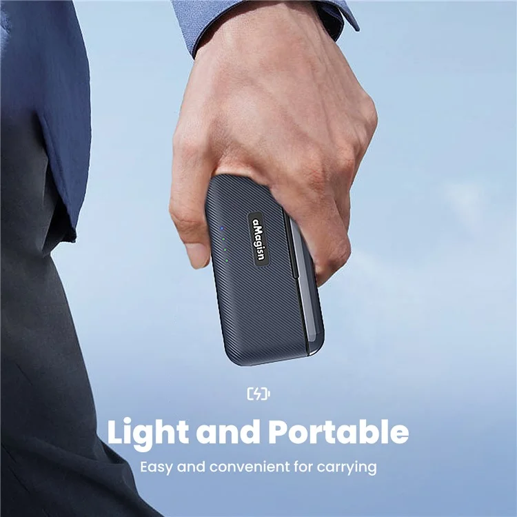 AMAGISN For DJI Osmo Action 4 / 3 Battery Charger Box Action Camera Battery Fast Charging Case (without Batteries)