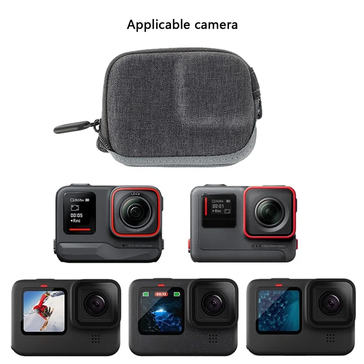 Vrig AC11 Pour le Sac de Rangement de la Caméra Insta360 Ace Eva + Tissu de L'organisation en Tissu Case de Transport