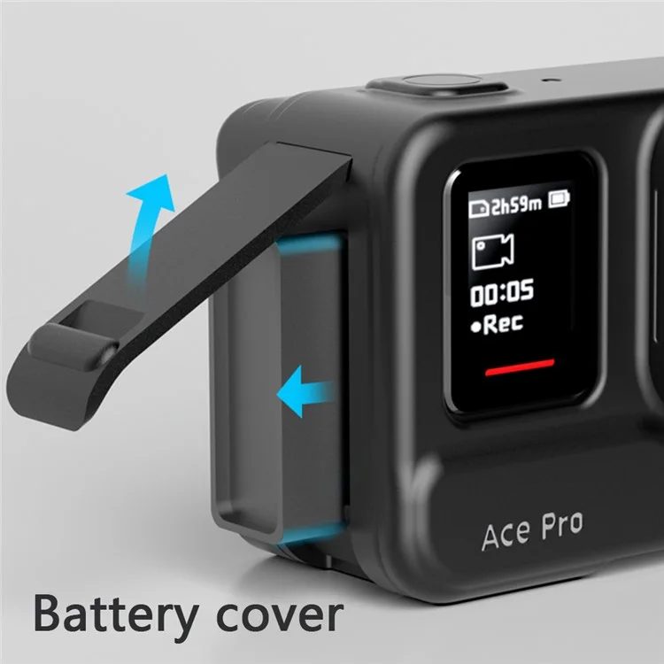 VRIG AC08 Pour Insta360 Ace Pro Étui en Silicone Anti-Chute Couvercle de Protection pour Appareil Photo