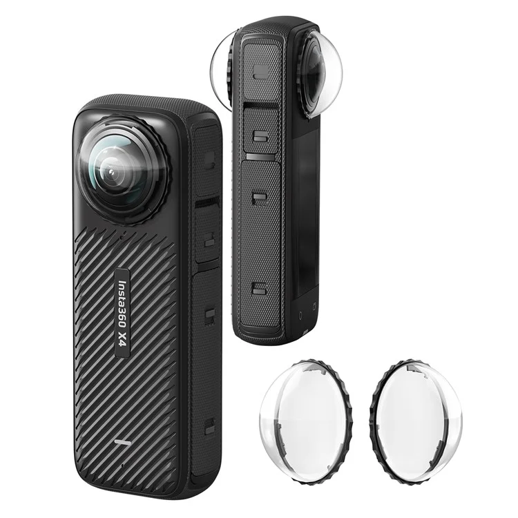 AMAGISN 2PCS Glass Lens Guards für Insta360 X4 Kamera Linsenschutz Actionkamera Zubehör