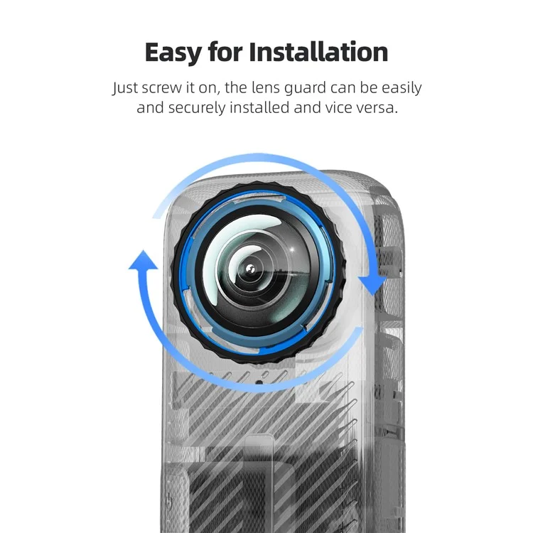AMAGISN 2PCS Glass Lens Guards für Insta360 X4 Kamera Linsenschutz Actionkamera Zubehör