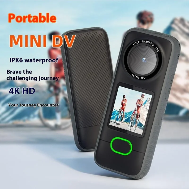 F3 1.4 Inch Touch Screen Portable 4K Action Camera IPX6 Waterproof Mini DV Sports Camera