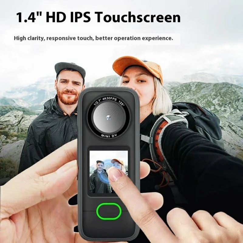 F3 1.4 Inch Touch Screen Portable 4K Action Camera IPX6 Waterproof Mini DV Sports Camera, with 32GB Card