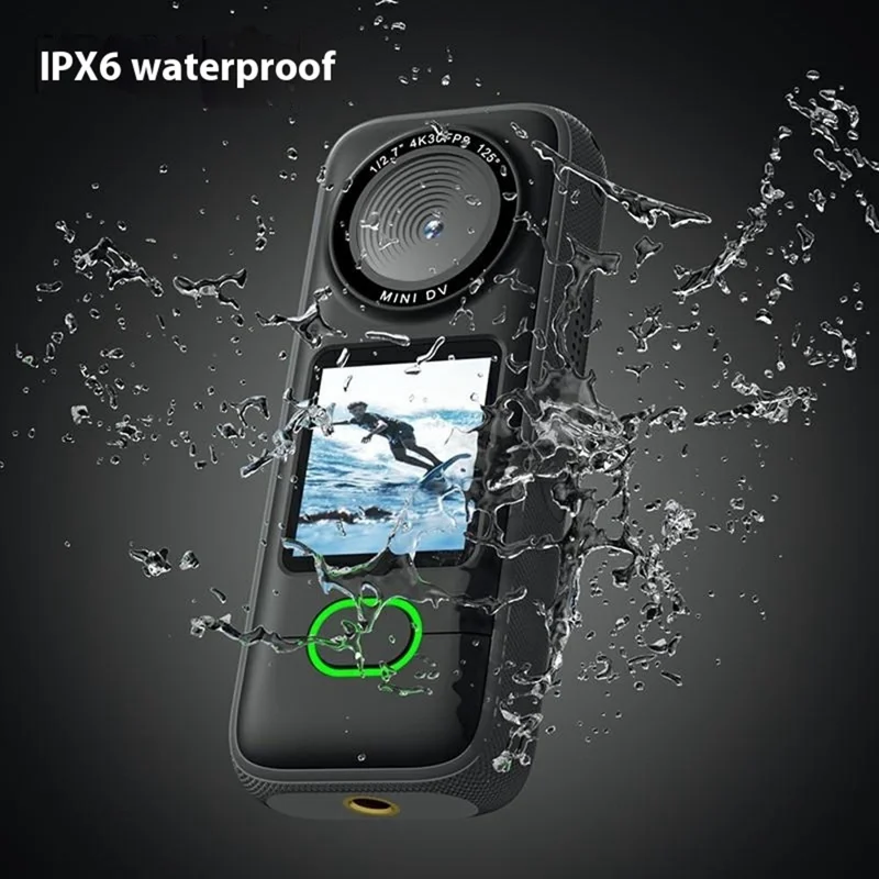 F3 1.4 Inch Touch Screen Portable 4K Action Camera IPX6 Waterproof Mini DV Sports Camera, with 32GB Card