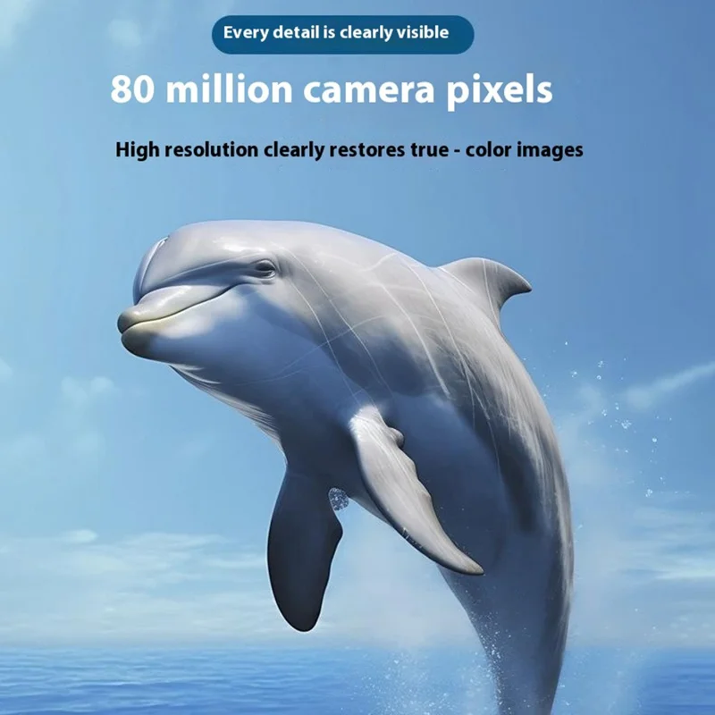 Handhållen DV 4K Ultra 80 MP digital kamera med 32 GB TF-kort / 2 batterier för utomhusresor 18X digital zoom 3,0 tum IPS-skärm camcorder